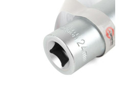 Головка шестигранная удлиненная 1/2", 24мм*78мм, Хром-Ванадиум INTERTOOL ET-0124-foto5