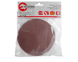 Круг наждачный самоклеющийся 125 мм, К100, уп. 10 ед. INTERTOOL BT-0510-foto2
