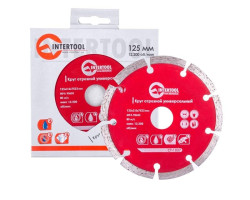 Диск отрезной сегментный, алмазный 125 мм, 22-24% INTERTOOL CT-1007-foto2