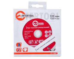 Диск отрезной сегментный, алмазный 125 мм, 22-24% INTERTOOL CT-1007-foto3