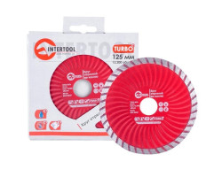 Диск отрезной Turbo, алмазный 125 мм, 22-24% INTERTOOL CT-2007-foto2