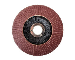 Диск шлифовальный лепестковый 125x22мм, зерно K100 INTERTOOL BT-0210-foto2