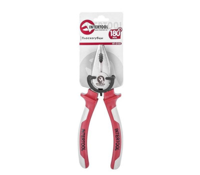 Плоскогубцы 180 мм ПРОФ. INTERTOOL HT-0105