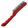Щетка ручная 6-рядная, пластиковый корпус INTERTOOL BT-0009