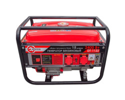 Генератор бензиновый макс мощн. 2,4 кВт., ном. 2,2 кВт., 5,5 л.с., 4-х тактный, ручной пуск 40,7 кг. INTERTOOL DT-1122-foto2