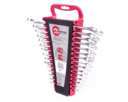 Набор ключей комбинированных 15 ед. 6-19, 22 мм Cr-V INTERTOOL HT-1204-foto3