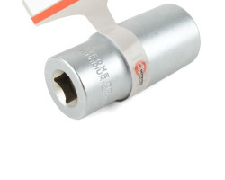 Головка шестигранная удлиненная 1/2", 27мм*78мм, Хром-Ванадиум INTERTOOL ET-0127-foto3