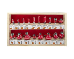 Набор фрез по дереву, 18 шт. INTERTOOL HT-0073-foto2