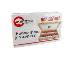 Набор фрез по дереву, 18 шт. INTERTOOL HT-0073-foto7