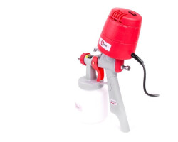 Пистолет покрасочный электрический HVLP 450 Вт, форсунка 1,5 мм, бачок 1 л; 0,14-0,35 Бар, 100-200 мл/мин INTERTOOL DT-5045-foto4