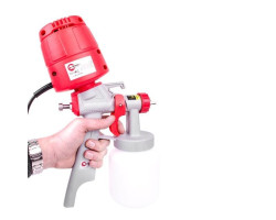 Пистолет покрасочный электрический HVLP 450 Вт, форсунка 1,5 мм, бачок 1 л; 0,14-0,35 Бар, 100-200 мл/мин INTERTOOL DT-5045-foto8