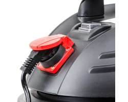 Пылесос строительный 20 л., корпус из пластика, 1400 Вт. Сухая, влажная уборка. Многоразовый спонж- фильтр, фильтр-пакет. INTERTOOL DT-1020-foto11