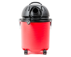 Пылесос строительный 20 л., корпус из пластика, 1400 Вт. Сухая, влажная уборка. Многоразовый спонж- фильтр, фильтр-пакет. INTERTOOL DT-1020-foto3