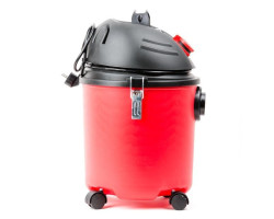 Пылесос строительный 20 л., корпус из пластика, 1400 Вт. Сухая, влажная уборка. Многоразовый спонж- фильтр, фильтр-пакет. INTERTOOL DT-1020-foto4