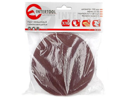 Круг наждачный самоклеющийся 125 мм, К120, уп. 10 ед. INTERTOOL BT-0512-foto2