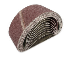 Лента шлифовальная 75x457 мм, зерно 36, уп. 10 шт. INTERTOOL BT-0303-foto3