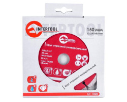 Диск отрезной сегментный, алмазный 150 мм, 22-24% INTERTOOL CT-1008-foto3