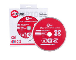 Диск отрезной алмазный со сплошной кромкой 180 мм, 22-24% INTERTOOL CT-3009-foto2