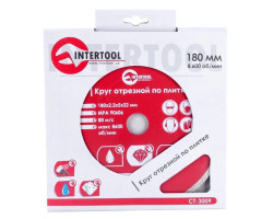 Диск отрезной алмазный со сплошной кромкой 180 мм, 22-24% INTERTOOL CT-3009-foto3