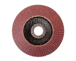 Диск шлифовальный лепестковый 125x22мм, зерно K120 INTERTOOL BT-0212-foto2