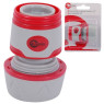 Коннектор с аквастопом 1/2" для шланга 3/4" INTERTOOL GE-1120