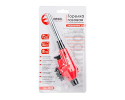 Горелка газовая, пьезозажигание на курке, регулятор, удлиненное сопло INTERTOOL GB-0022-foto15