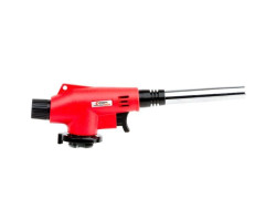 Горелка газовая, пьезозажигание на курке, регулятор, удлиненное сопло INTERTOOL GB-0022-foto6