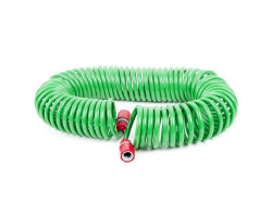 Шланг для полива спиральный 15 м с конекторами + aдаптер универсальный для конектора 1/2" с внутренней резьбой 1/2" INTERTOOL GE-4002-foto3