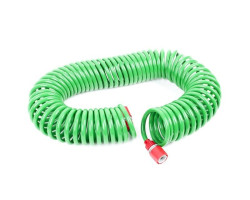 Шланг для полива спиральный 15 м с конекторами + aдаптер универсальный для конектора 1/2" с внутренней резьбой 1/2" INTERTOOL GE-4002-foto5