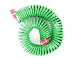 Шланг для полива спиральный 15 м с конекторами + aдаптер универсальный для конектора 1/2" с внутренней резьбой 1/2" INTERTOOL GE-4002-foto8