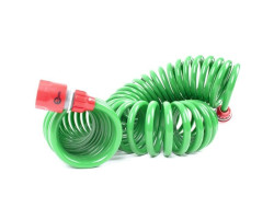 Шланг для полива спиральный 15 м с конекторами + aдаптер универсальный для конектора 1/2" с внутренней резьбой 1/2" INTERTOOL GE-4002-foto10