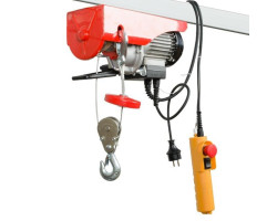 Лебедка электрическая 220/230В, 500Вт, 125/250 кг, трос 3.0мм*12м INTERTOOL GT1481-foto2