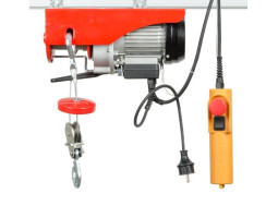 Лебедка электрическая 220/230В, 500Вт, 125/250 кг, трос 3.0мм*12м INTERTOOL GT1481-foto3