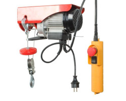 Лебедка электрическая 220/230В, 500Вт, 125/250 кг, трос 3.0мм*12м INTERTOOL GT1481-foto4