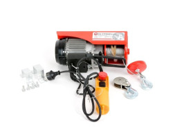 Лебедка электрическая 220/230В, 500Вт, 125/250 кг, трос 3.0мм*12м INTERTOOL GT1481-foto5