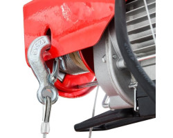 Лебедка электрическая 220/230В, 500Вт, 125/250 кг, трос 3.0мм*12м INTERTOOL GT1481-foto8