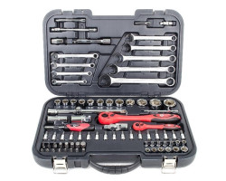 Профессиональный набор инструментов 1/2" & 1/4"; 82 ед INTERTOOL ET-6082-foto4