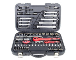 Профессиональный набор инструментов 1/2" & 1/4"; 82 ед INTERTOOL ET-6082-foto4