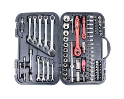 Профессиональный набор инструментов 1/2" & 1/4"; 82 ед INTERTOOL ET-6082-foto7