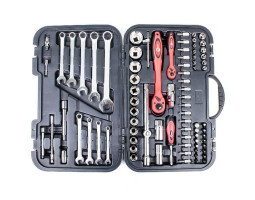 Профессиональный набор инструментов 1/2" & 1/4"; 82 ед INTERTOOL ET-6082-foto7