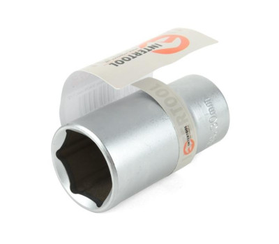 Головка шестигранная удлиненная 1/2", 30мм*78мм, Хром-Ванадиум INTERTOOL ET-0130