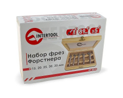 Набор фрез Форстнера, 5 шт. INTERTOOL HT-0074-foto6