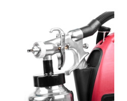 Пистолет покрасочный электрический HVLP 600 Вт, форсунка 1,8 мм, бачок 1 л; 0,14-0,70 Бар, 450-550 мл/мин INTERTOOL DT-5060-foto4