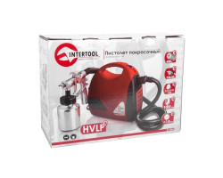 Пистолет покрасочный электрический HVLP 600 Вт, форсунка 1,8 мм, бачок 1 л; 0,14-0,70 Бар, 450-550 мл/мин INTERTOOL DT-5060-foto9