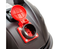 Пылесос строительный 30 л, корпус из нерж стали, 1400 Вт, cухая, влажная уборка, многоразовый спонж-фильтр, фильтр-пакет INTERTOOL DT-1030-foto13