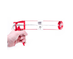 Пистолет для выдавливания силикона каркасный INTERTOOL HT-0022-foto2