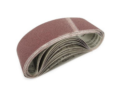 Лента шлифовальная 75x533 мм, зерно 100, уп. 10 шт. INTERTOOL BT-0410-foto3