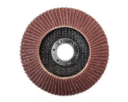 Диск шлифовальный лепестковый 115x22 мм, зерно K80 INTERTOOL BT-0108-foto2