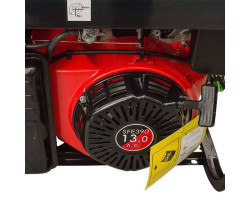 Генератор бензиновый макс. мощн. 6 кВт., ном. 5,5 кВт., 13 л.с., 4-х тактный, электрический и ручной пуск, комплект колес и ручек, 96 кг. INTERTOOL DT-1155-foto3