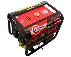 Генератор бензиновый макс. мощн. 6 кВт., ном. 5,5 кВт., 13 л.с., 4-х тактный, электрический и ручной пуск, комплект колес и ручек, 96 кг. INTERTOOL DT-1155-foto5